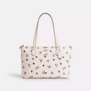 Coach Outlet Gallery Tragetasche mit Marienkäfer-Blumendruck