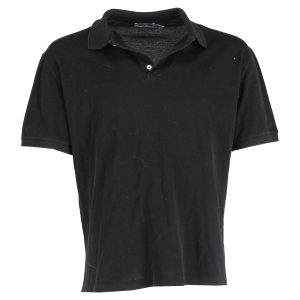 Ralph Lauren Poloshirt aus schwarzer Baumwolle
