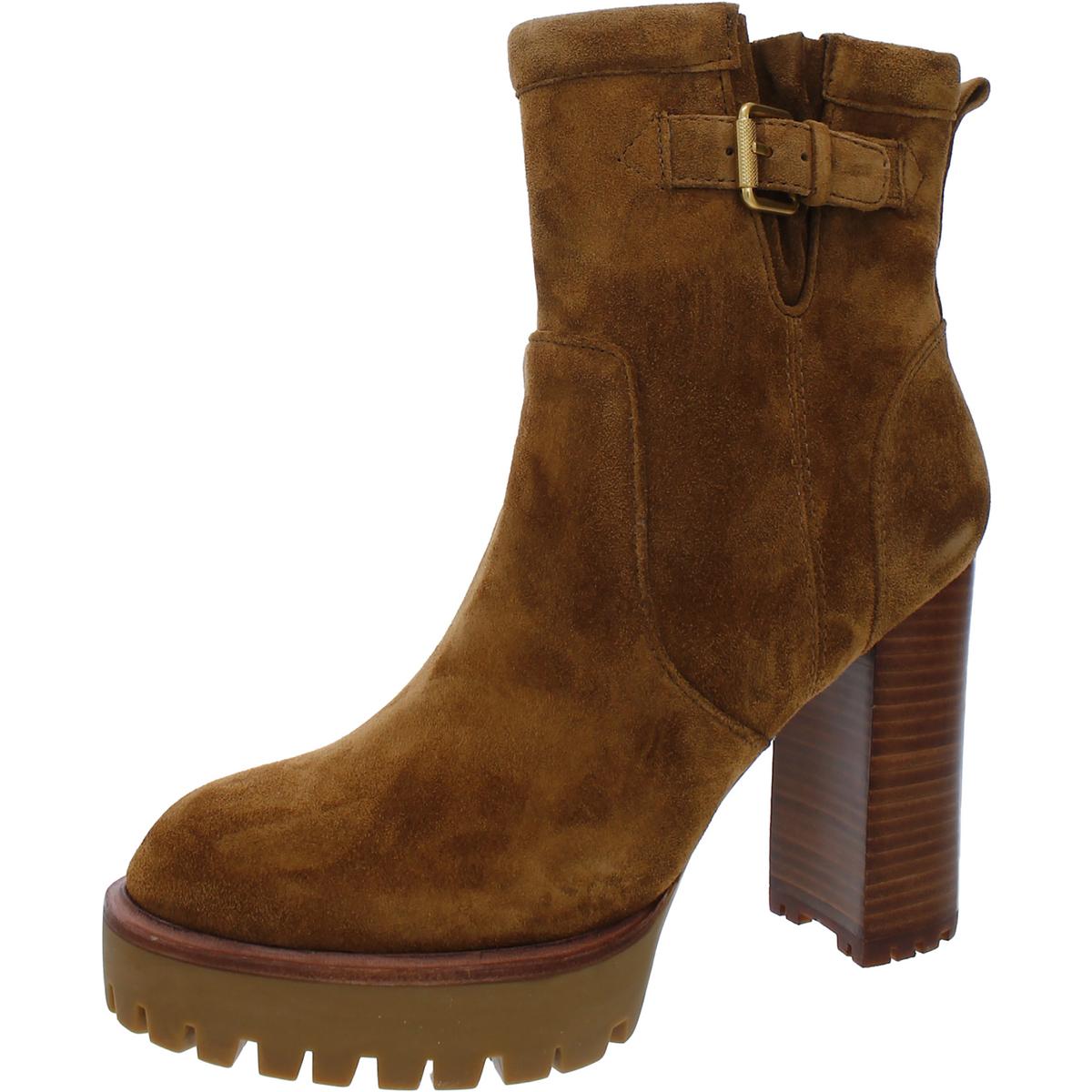 Hannigan Velourslederstiefeletten mit Profilsohle