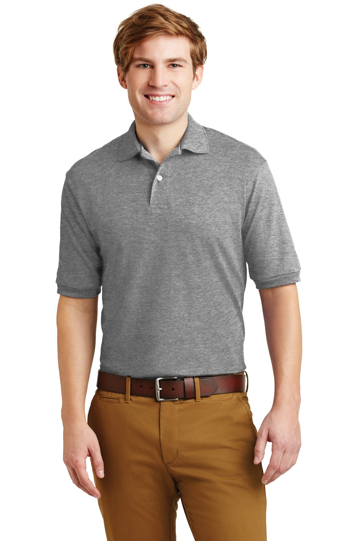 Jerzees SpotShield Herren-Sportshirt aus Jerseystrick, 5,4 Unzen – 437M