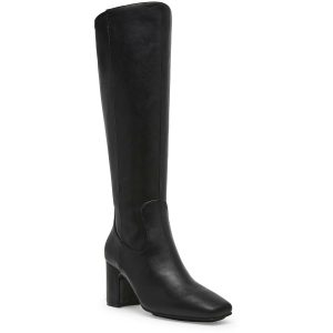Toronto kniehohe Stiefel – Kunstleder, weiter Schaft