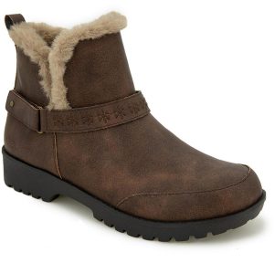 Finland Kunstleder-Stiefeletten