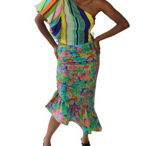 Tracy Reese Rock mit Vokuhila-Saum
