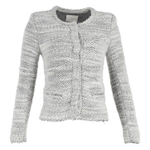 IRO Handi Abendjacke aus grauer Wolle