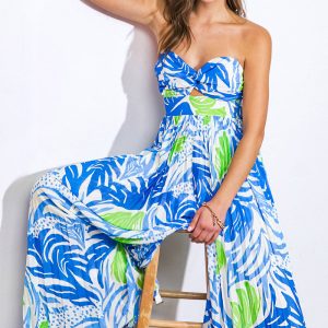 GIVE ME YOUR ATTENTION gewebter Jumpsuit