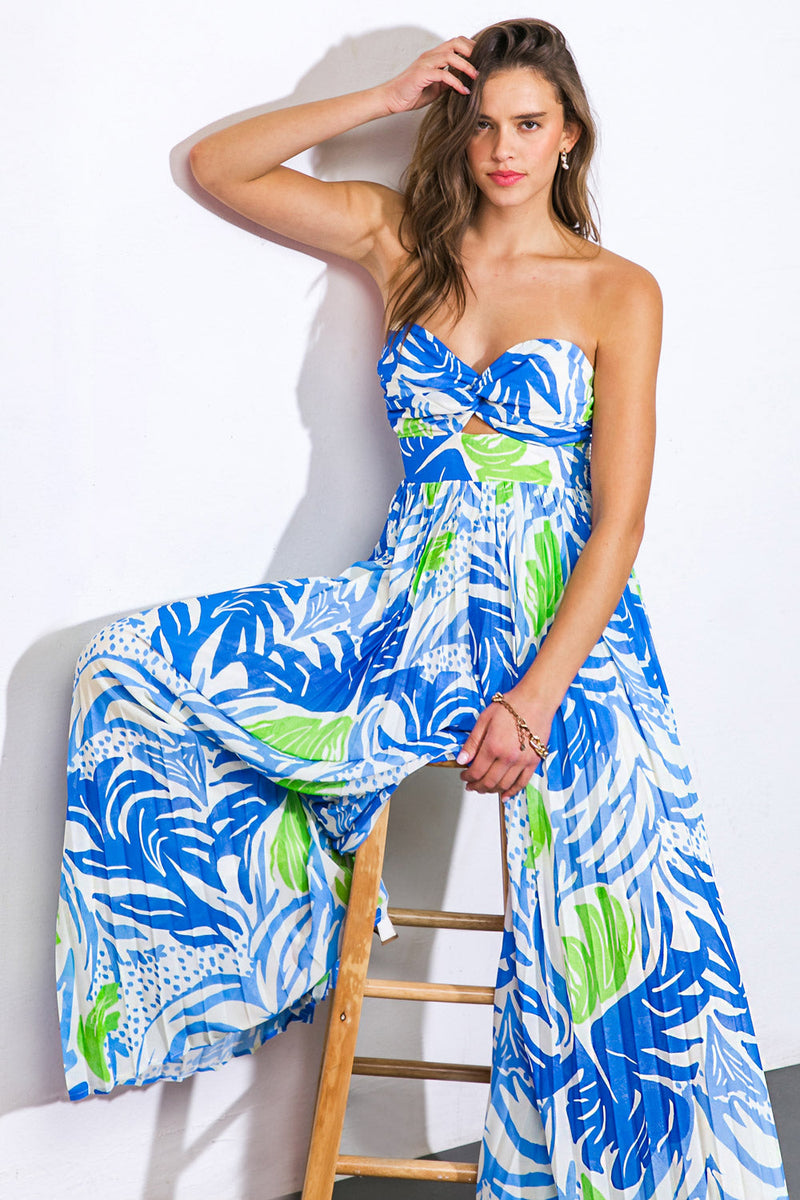 GIVE ME YOUR ATTENTION gewebter Jumpsuit