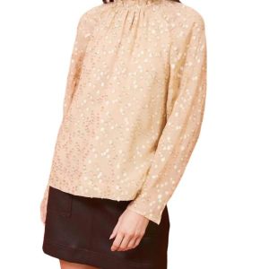 Layla Bluse – Taupe
