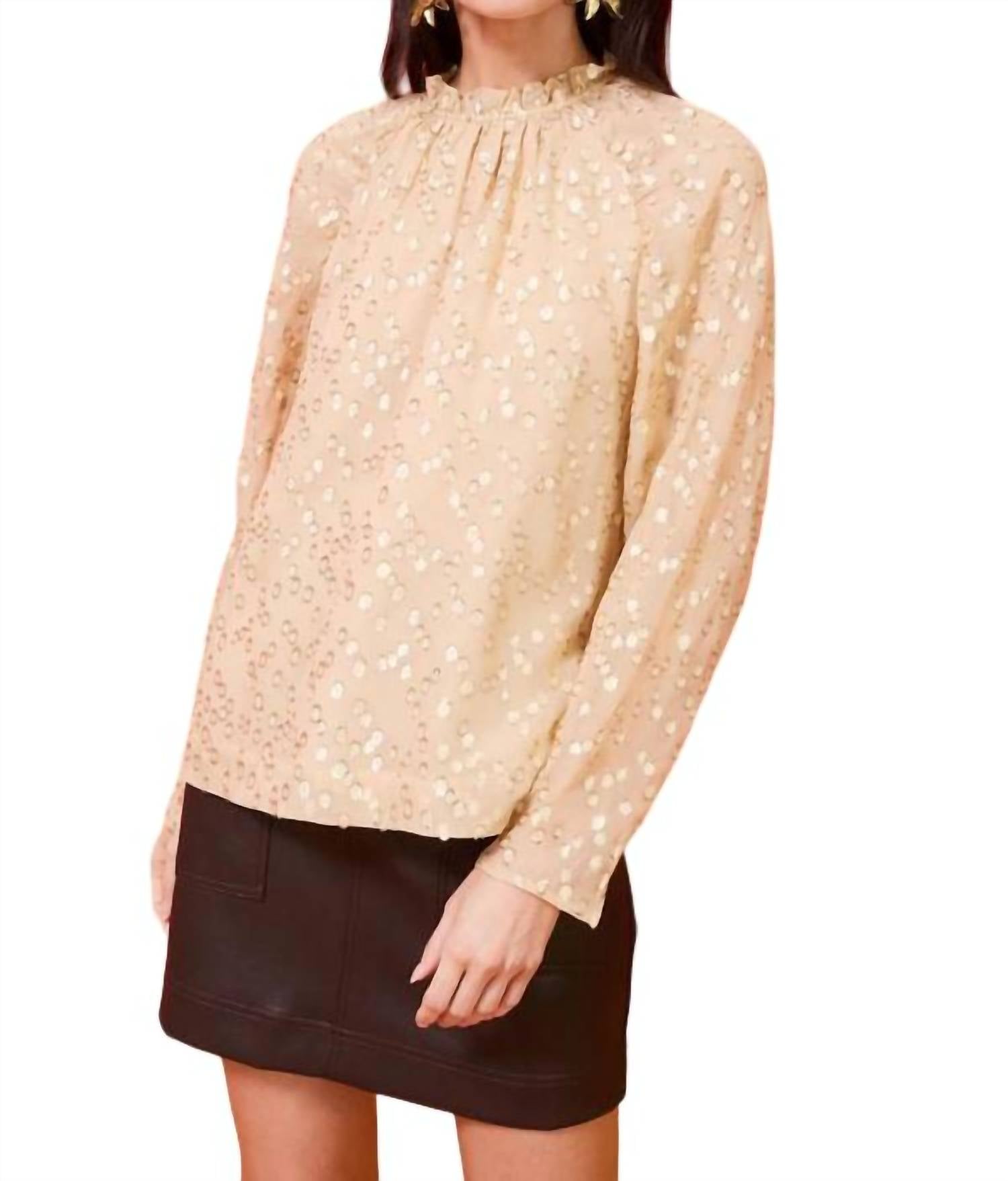 Layla Bluse – Taupe