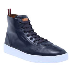 Bally Bruce 6230481 6 US Sneaker – High-Top, Leder, Herren, Größe, Tintenblau
