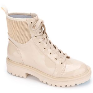 Rhode Light Combat-Schnürstiefel aus Lackleder