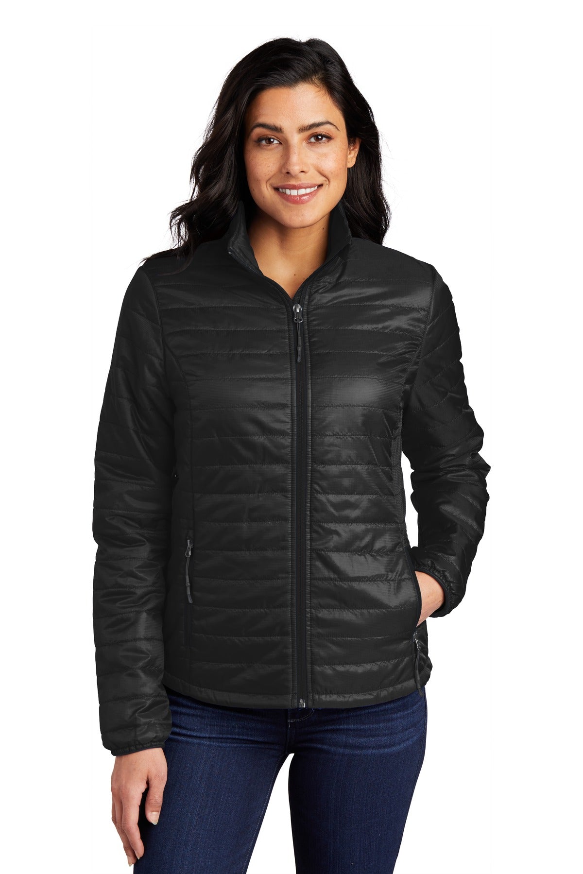 Port Authority L850 klein verstaubare Damen-Pufferjacke