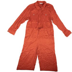 Opening Ceremony Jumpsuit mit vorderem Reißverschluss in Rostfarbe