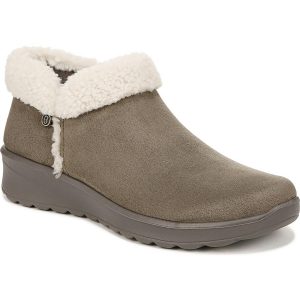 Gift Stiefeletten – Velourslederimitat, zum Hineinschlüpfen