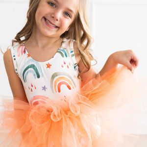 Tonal Rainbow Tank Ballettbody mit Tutu