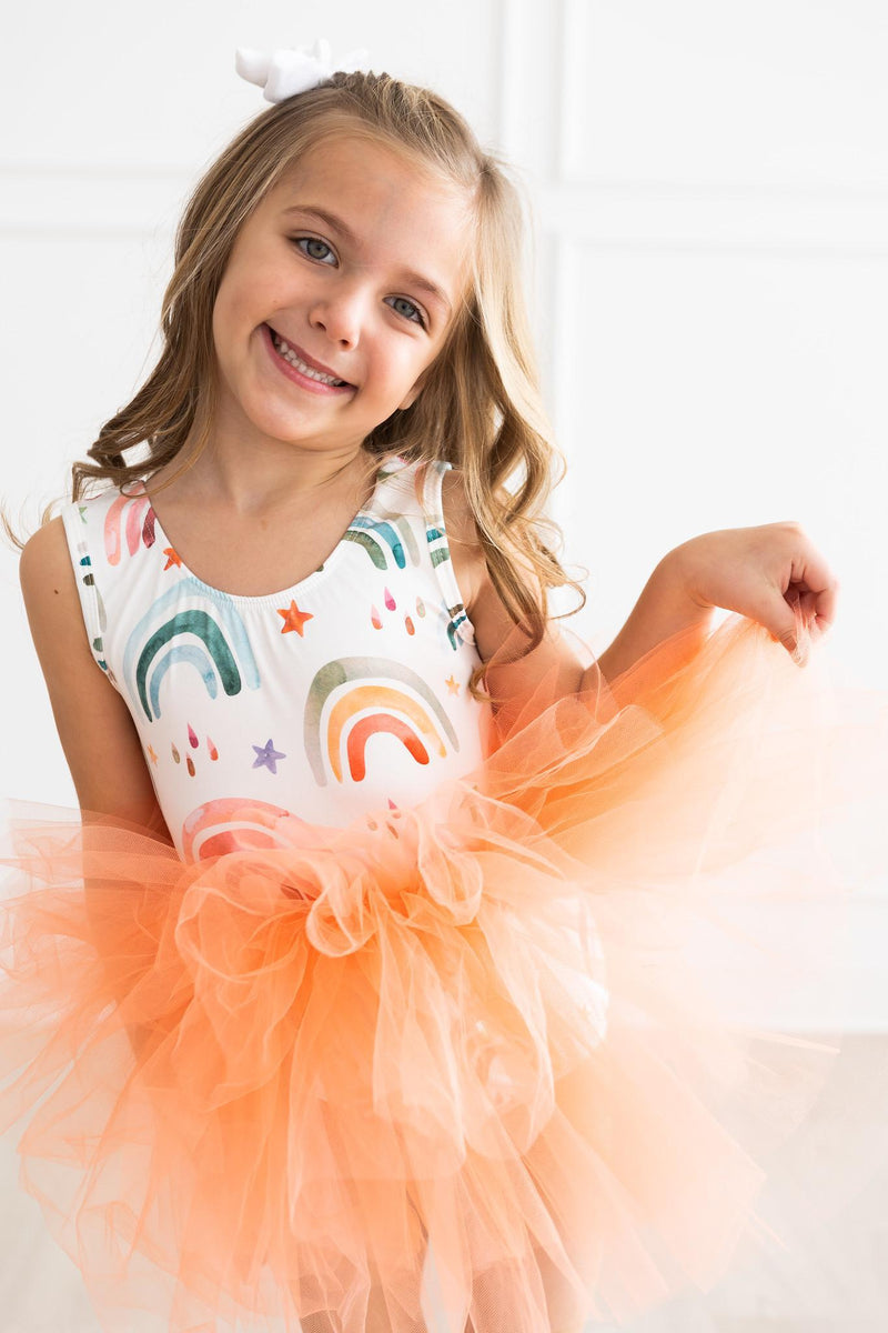 Tonal Rainbow Tank Ballettbody mit Tutu