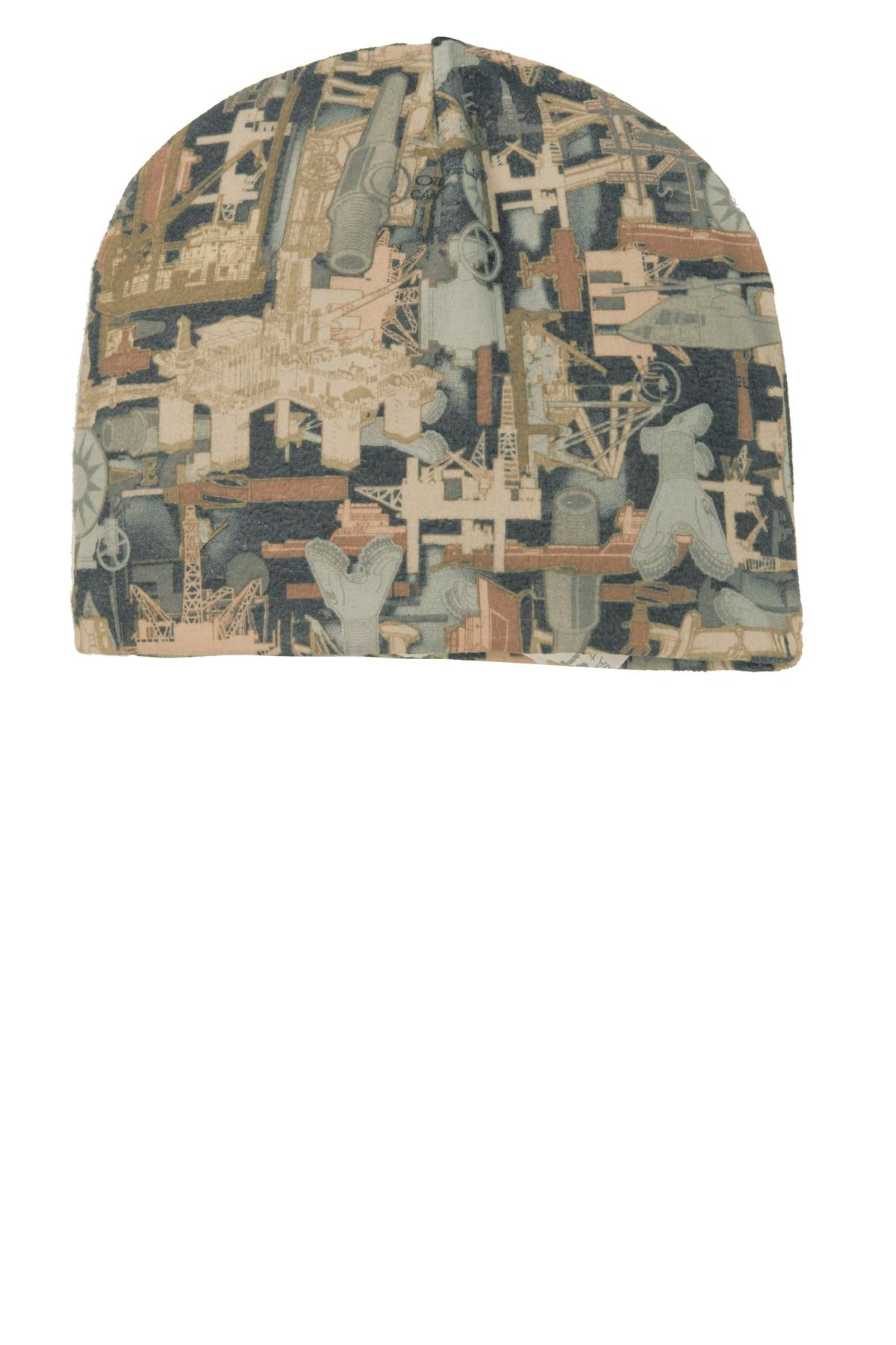 Port Authority Fleece-Mütze mit Tarnmuster