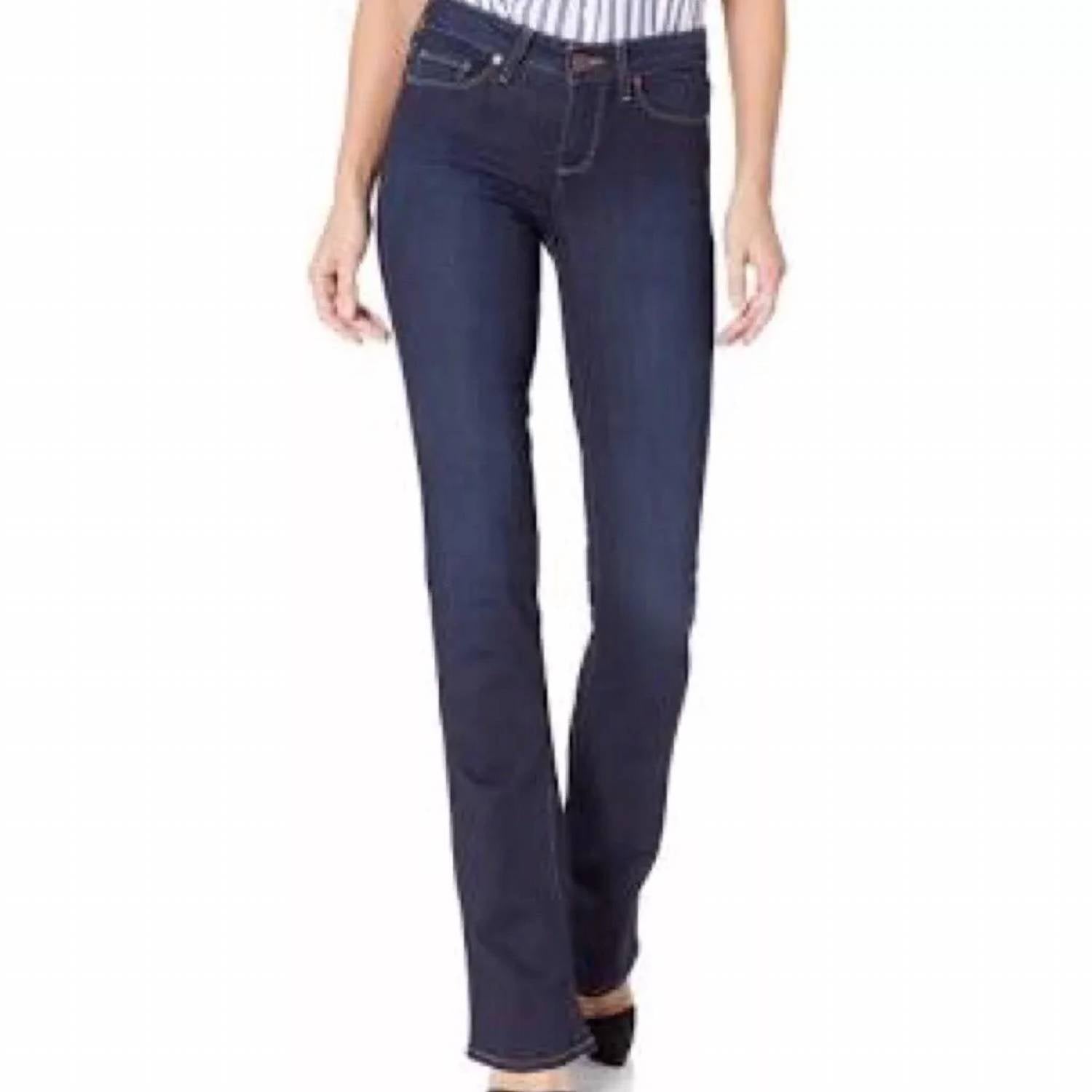 Manhattan Bootcut-Jeans mit mittelhohem Bund – Pinnacle – 7733849915452