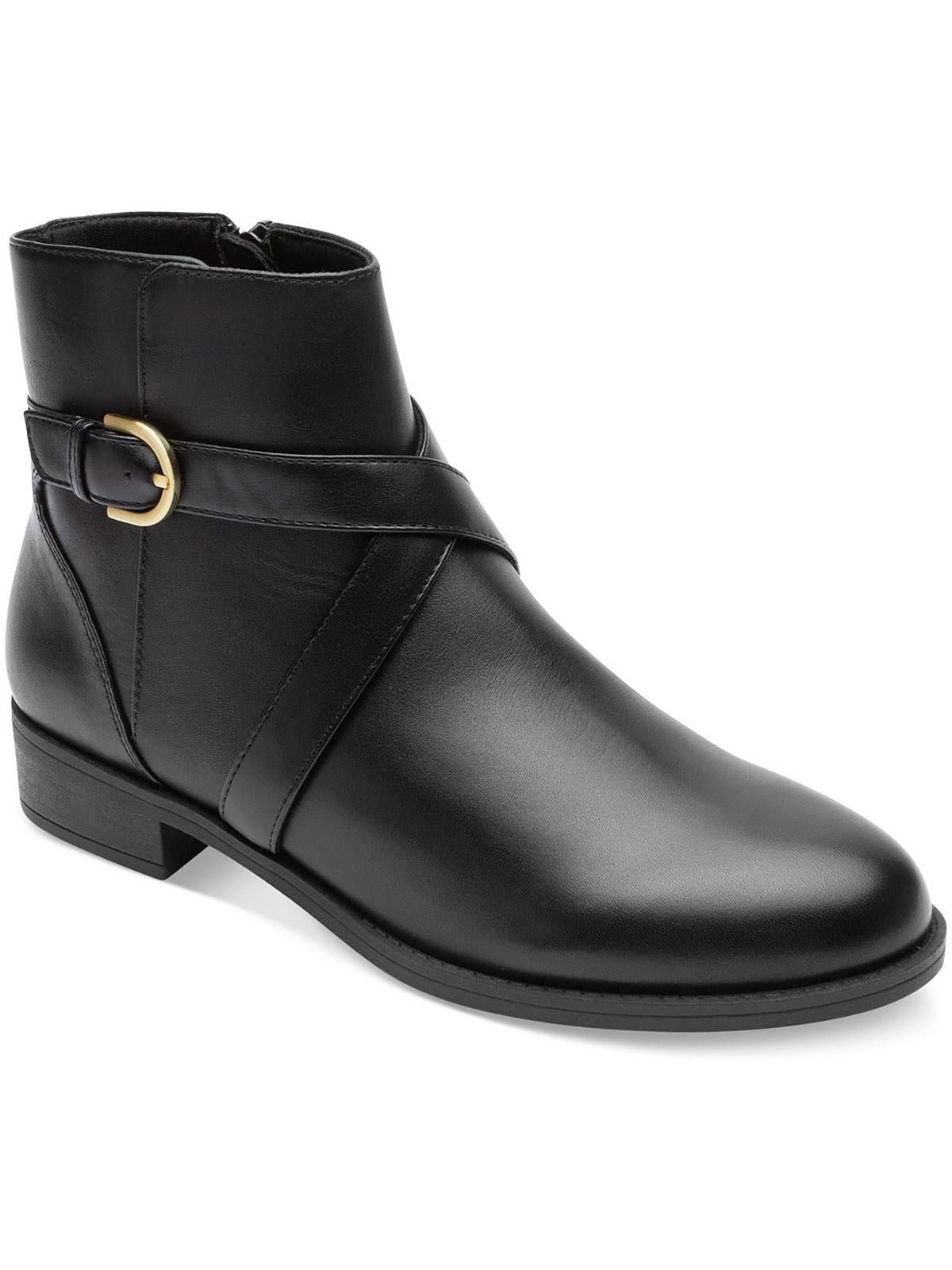 Vicky Stiefeletten – überkreuzt, Leder, Damen