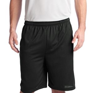 Sport-Tek PosiCharge Tough Herren-Mesh-Shorts mit Taschen
