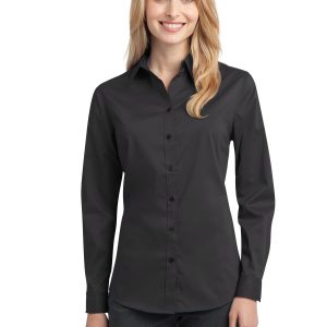Port Authority L646 Hemd – Stretch, Popeline, Damen