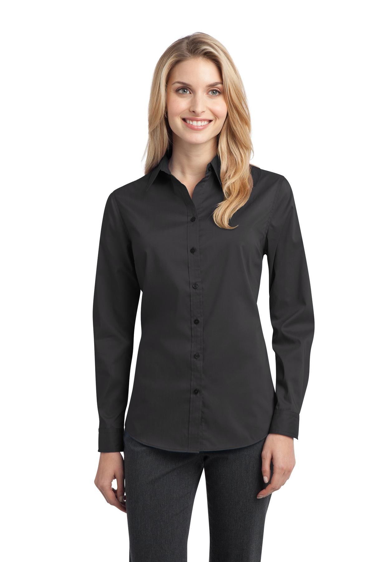 Port Authority L646 Hemd – Stretch, Popeline, Damen