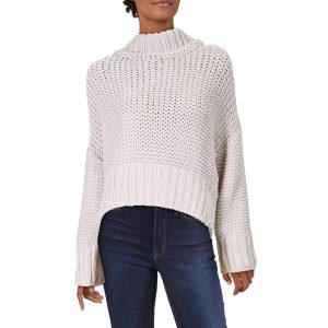 My Only Sunshine verkürzter Rollkragenpullover mit offenem Strickmuster