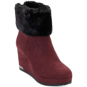 Nadra Stiefeletten – Velourslederimitat, elegant