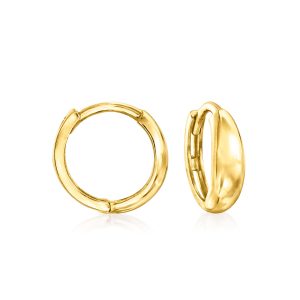 RS Pure by Ross-Simons italienische eng anliegende Creolen aus 14 kt Gelbgold