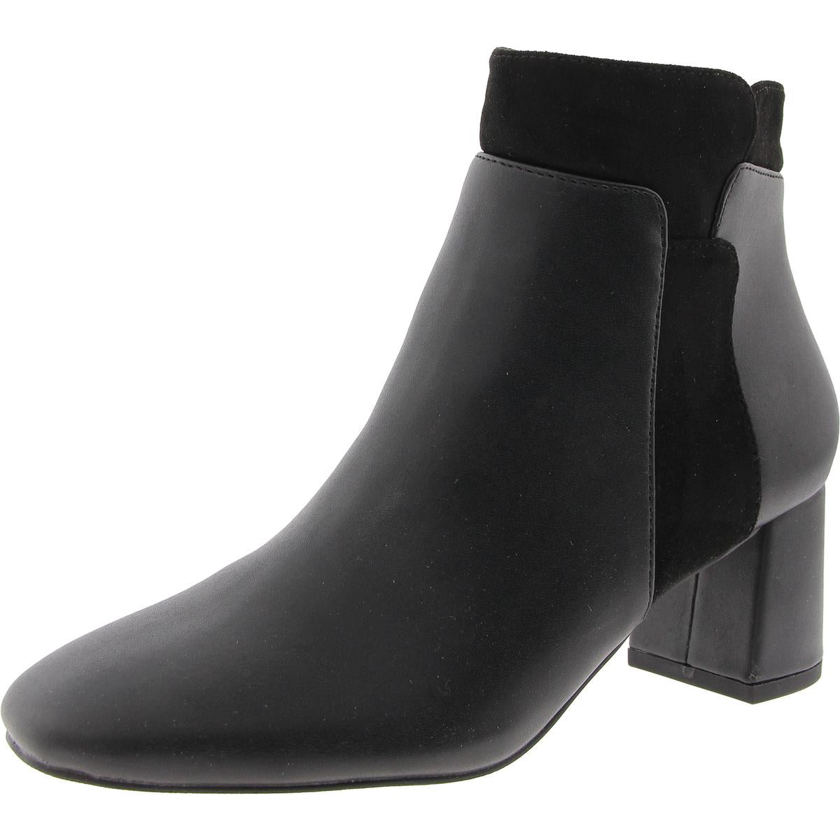 MEDLEY Stiefeletten – Velourslederimitat, Blockabsatz