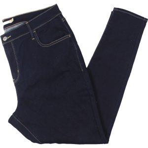 720 Skinny-Jeans mit hohem Bund und dunkler Waschung in großen Größen