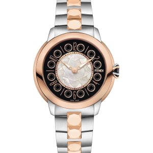 Fendi Ishine Armbanduhr mit Gliederarmband