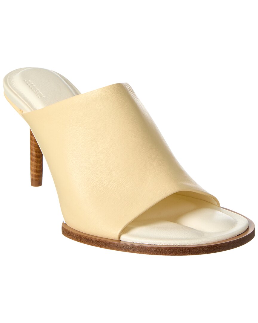 Jacquemus Les Rond Carre Mule Mules – Leder