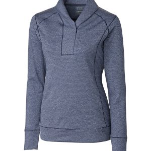 Cutter & Buck Shoreline Damenjacke mit halbem Reißverschluss