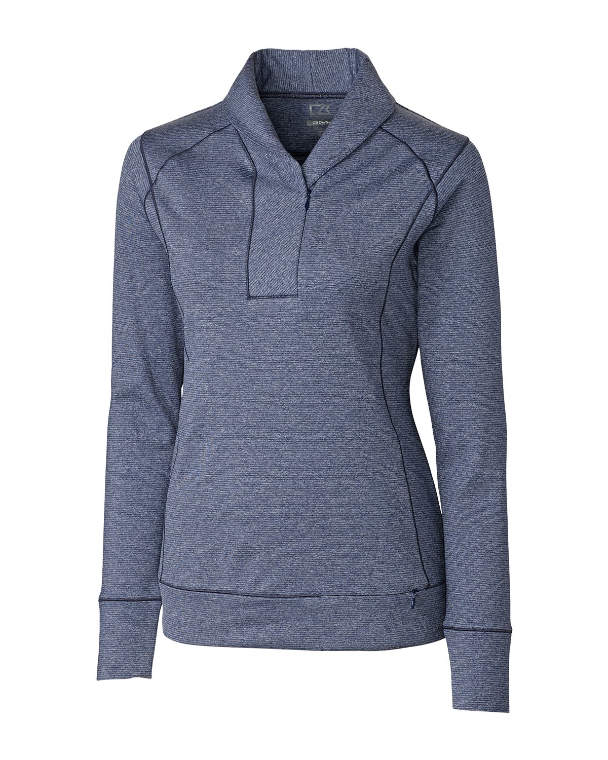 Cutter & Buck Shoreline Damenjacke mit halbem Reißverschluss