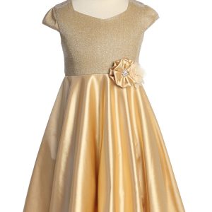 Funkelndes Mädchen-Partykleid, Größen 2T–14