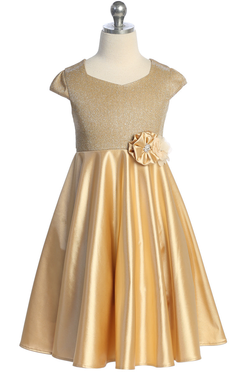 Funkelndes Mädchen-Partykleid, Größen 2T–14