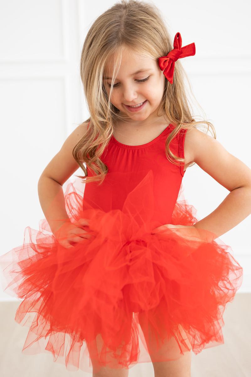 Tank Ballettbody mit Tutu – Rot