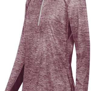 Holloway Electrify Coolcore® Damen-Pullover mit 1/2-Reißverschluss