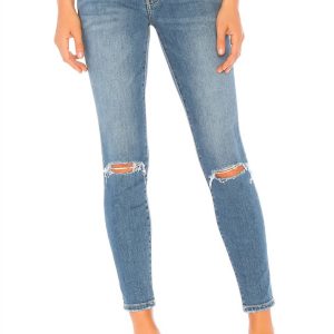 The Stiletto Jeans im Design 2 Year Destroy Stretch Indigo