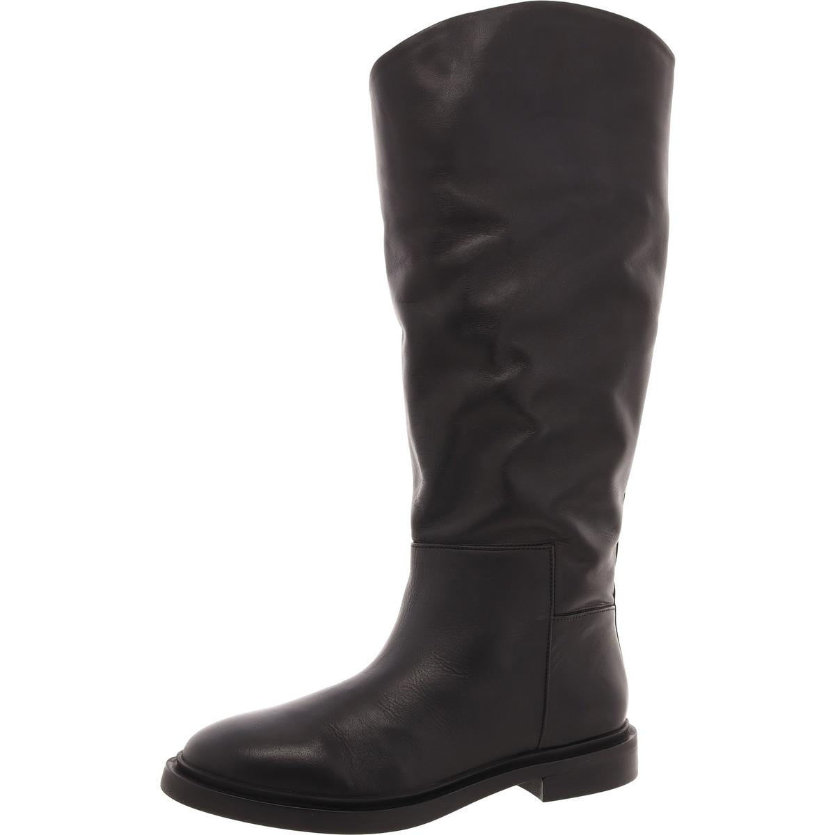 GAIGEWC kniehohe Stiefel – Leder, unifarben
