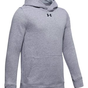 Hustle Fleece-Kapuzenpullover für Kinder – True Gray Heather/Schwarz – 7733806006332