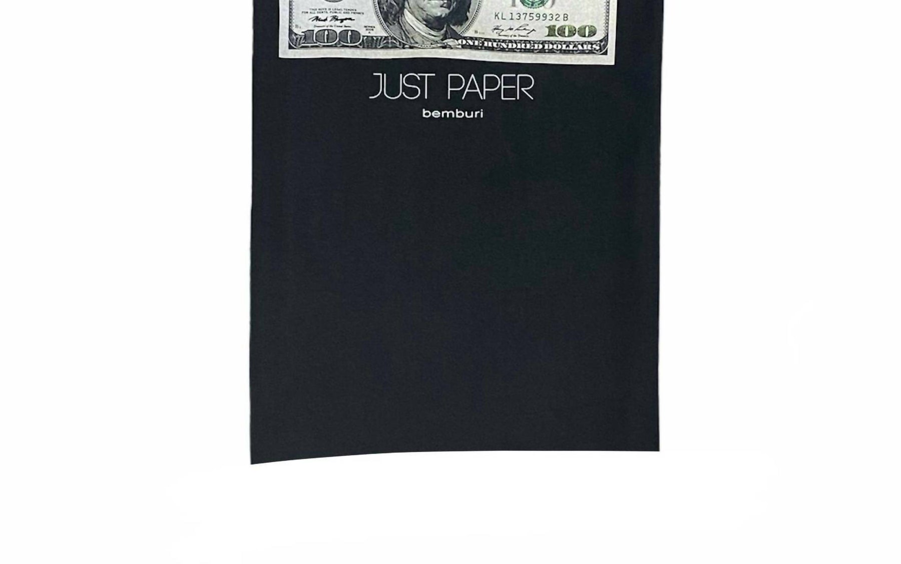 Just Paper Herren-T-Shirt – Schwarz