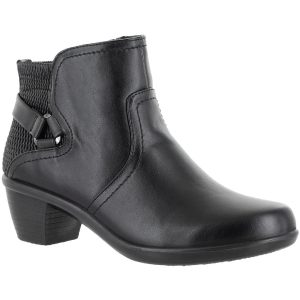 Dawnta Damen-Kunstlederstiefeletten mit Absatz