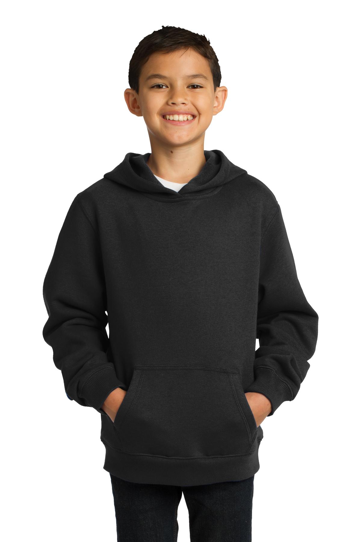 Sport-Tek Kapuzen-Sweatshirt zum Überziehen für Jugendliche