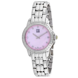 ESQ Luxe Damen Armbanduhr – Zifferblatt: Rosa