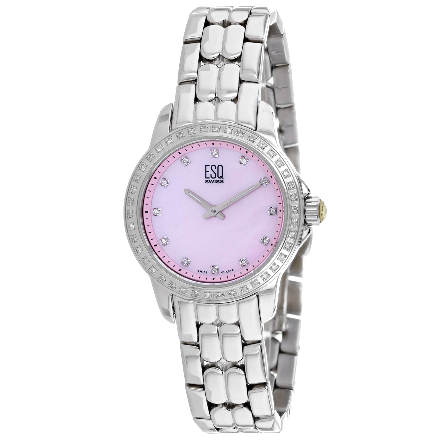 ESQ Luxe Damen Armbanduhr – Zifferblatt: Rosa