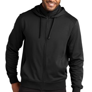 Port Authority Kapuzenjacke – Fleece, glatt, Herren