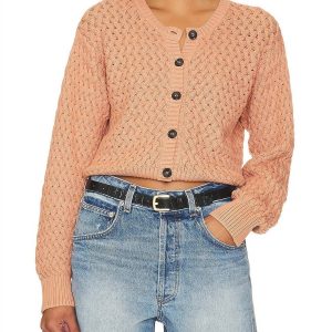 The Stable Strickjacke – natürlich gefärbtes Acacia