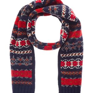 Alex Mill Schal – Wollmischung, Fair-Isle-Muster