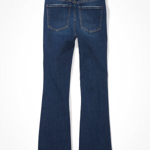 AE elastische Flare-Jeans mit sehr hohem Bund
